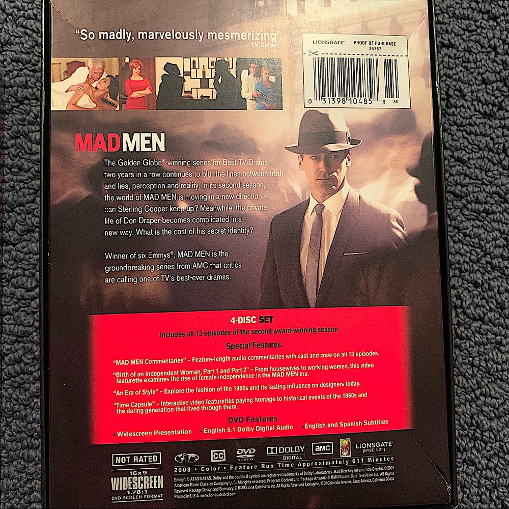 Mad Men seasons 1-3 dvds - Picture 3 of 4
